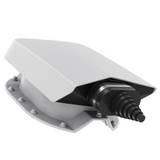 Cable Roof Penetration – Exposed Fasteners 1 1/4" Rib — Light Grey