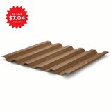 7.2 Panel - Maple Walnut Wood Print Steel - 26 Gauge