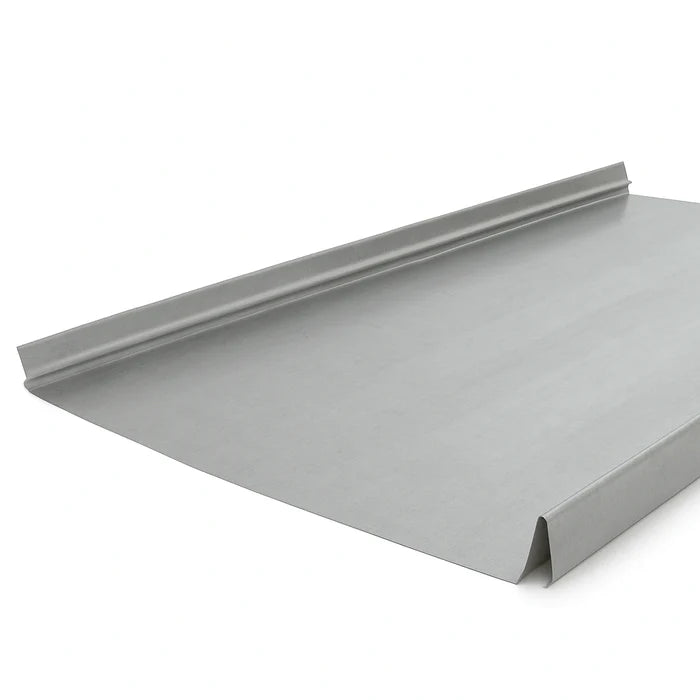 (No 1208-3) Mnamu 26インチ シルバー Snap Lock Standing Seam Metal Panel - Galvalume Bare- 26 Gauge