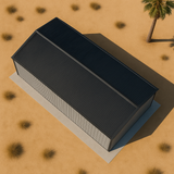 Charcoal 40' x 60' Building - No Snow Load
