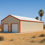 White 40' x 60' Building - No Snow Load