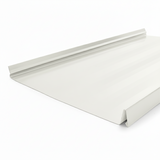 Snap Lock Standing Seam Metal Panel -Polar White- 24 Gauge