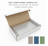 Sample Kit: Nail Strip Standing Seam Panel