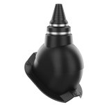 Vent Pipe Flashing – Exposed Fasteners 1 1/4" Rib — Black 1"-3"