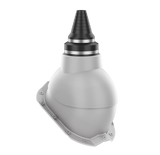 Vent Pipe Flashing – Exposed Fasteners 3/4" Rib — Light Grey 1"-3"