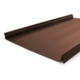 Snap Lock Standing Seam Metal Panel - Terra Cotta - 24 Gauge