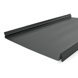 Snap Lock Standing Seam Metal Panel - Matte Black - 24 Gauge