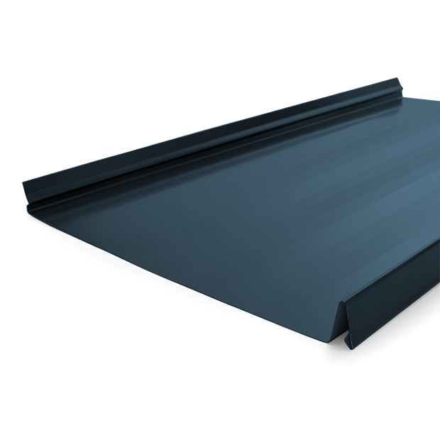 Snap Lock Standing Seam Metal Panel - Hawaiian Blue - 26 Gauge