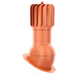 iVent ROTO ATTIC OBLONG Active Attic Exhaust Vent – Standing Seam & Snap-Lock — Clay