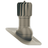 iVent ROTO ATTIC OBLONG Active Attic Exhaust Vent – Shingle & Slate — Weatherwood