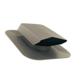 iVent FLOW Passive Attic Vent – Shingle & Slate — Weatherwood