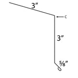 Universal Metal Roof Eave Trim