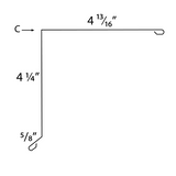 Universal PBR Metal Roof Rake Trim