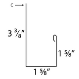 Universal Metal J-Channel Trim