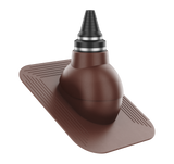Vent Pipe Flashing – Shingle & Slate — Brown 1"-3"