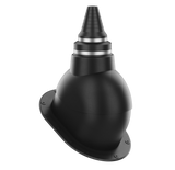 Vent Pipe Flashing – Standing Seam & Snap-Lock — Black 1"-3"