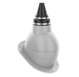 Vent Pipe Flashing – Standing Seam & Snap-Lock — Light Grey 1"-3"