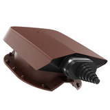 Cable Roof Penetration – Exposed Fasteners 1 1/4" Rib — Brown