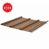 PBR Panel - Maple Walnut Wood Print Steel - 26 Gauge