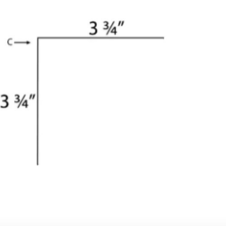 3 3/4'' Outside Corner Trim