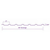 U Panel - Cocoa Brown- 26 Gauge