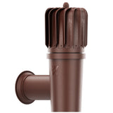 WallVent ROTO Active Wall Exhaust Vent — Brown