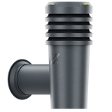 WallVent ECO Passive Wall Exhaust Vent — Graphite