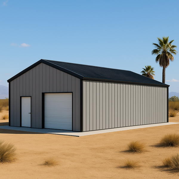 Black 30' x 40' Building - No Snow Load