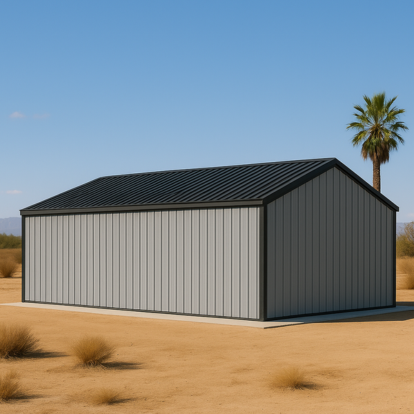 Black 30' x 40' Building - No Snow Load