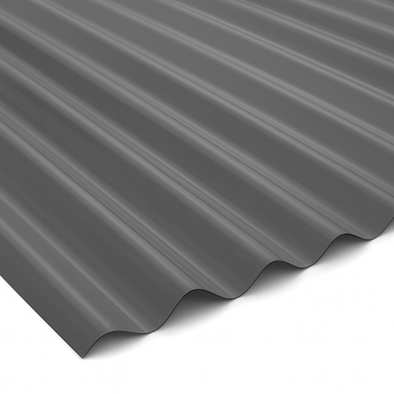 5/8" Corrugated Panel - Old Town Gray - 26 Gauge