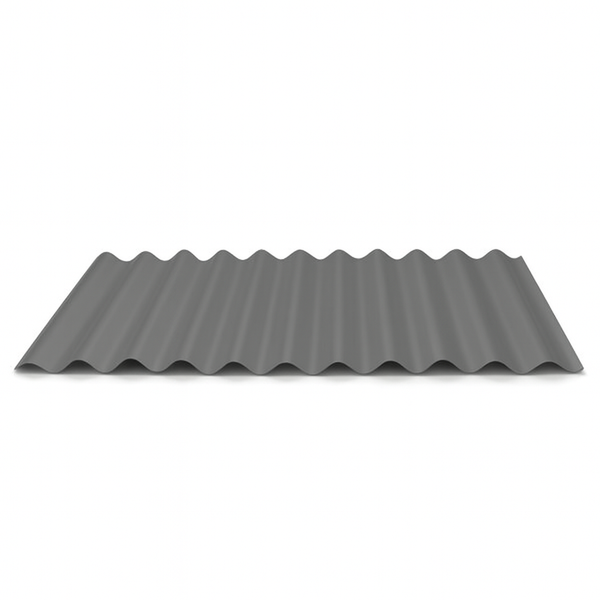 5/8" Corrugated Panel - Old Town Gray - 26 Gauge