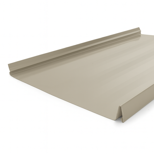 Snap Lock Standing Seam Metal Panel - Ash Gray - 24 Gauge
