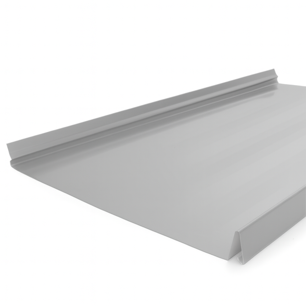 Snap Lock Standing Seam Metal Panel - Old Town Gray - 24 Gauge