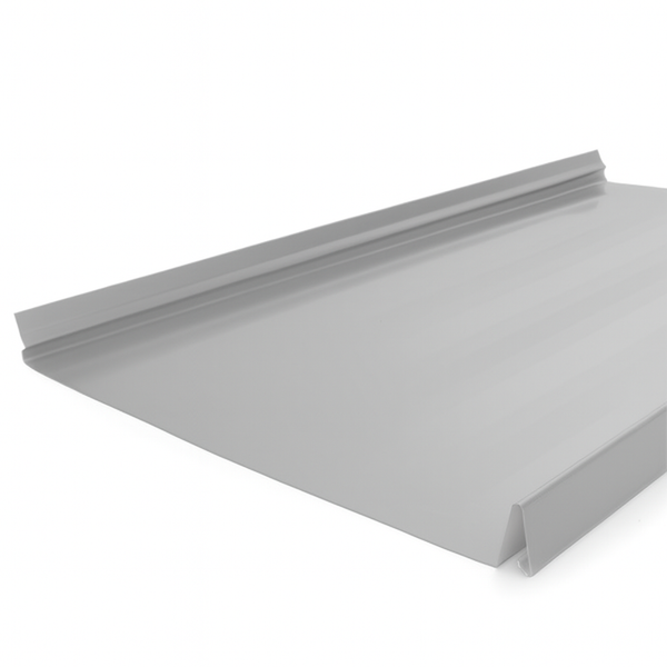 Snap Lock Standing Seam Metal Panel - Old Town Gray - 24 Gauge