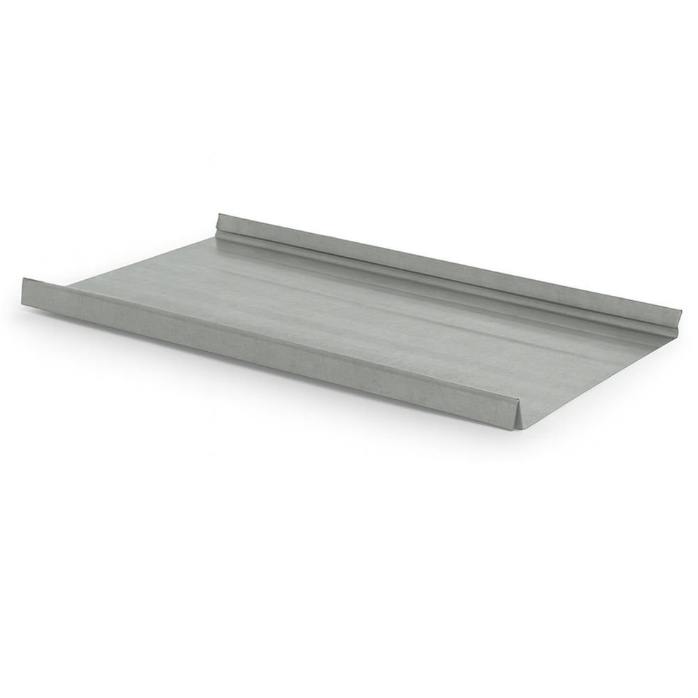 Snap Lock Standing Seam Metal Panel - Galvalume Bare - 24 Gauge
