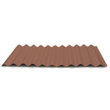 5/8" Corrugated Metal Panel - Terra Cotta - 26 Gauge