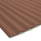 5/8" Corrugated Metal Panel - Terra Cotta - 26 Gauge