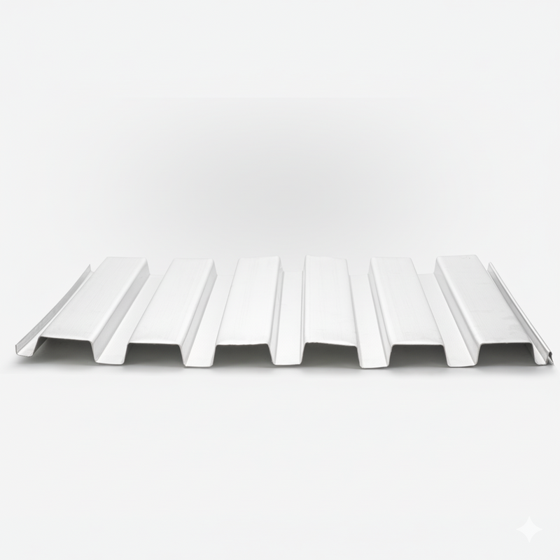 Painted B-Deck - Galvanized - 18 Gauge - Interlock - Roof Smooth