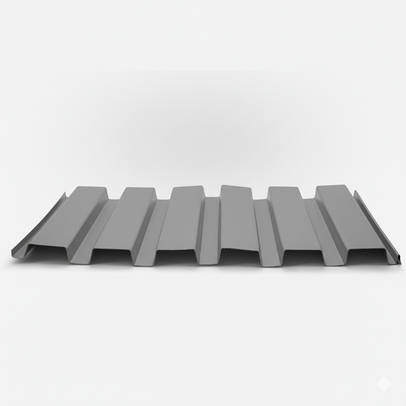 Painted B-Deck - Galvanized - 18 Gauge - Interlock - Roof Smooth