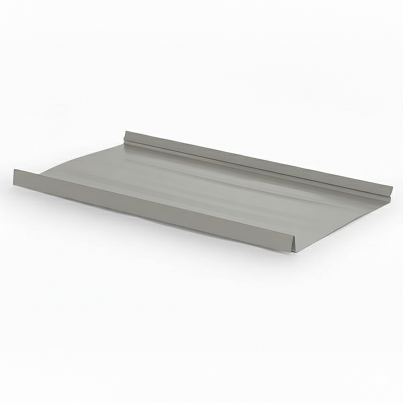 Snap Lock Standing Seam Metal Panel - Old Town Gray - 24 Gauge