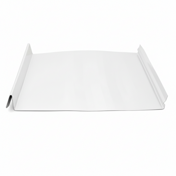 Snap Lock Standing Seam Metal Panel -Polar White- 24 Gauge (1.5'' Rib height)