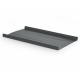 Snap Lock Standing Seam Metal Panel - Slate Gray - 24 Gauge