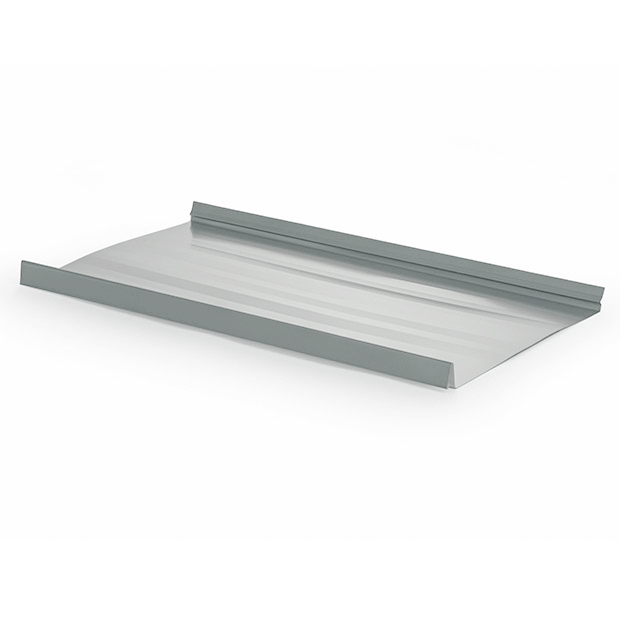 Snap Lock Standing Seam Metal Panel - Regal White - 24 Gauge