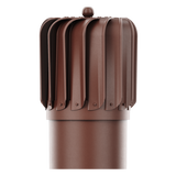 iVent TURBO Oblong Turbine Head — Brown 6" Standard