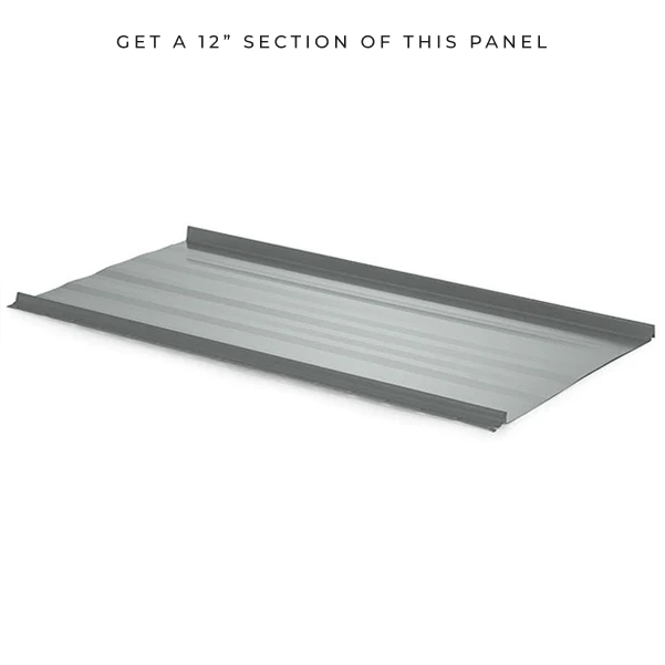 Sample Kit: Nail Strip Standing Seam Panel