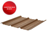 PBR Panel - Maple Walnut Wood Print Steel - 26 Gauge