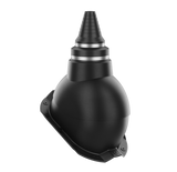 Vent Pipe Flashing – Exposed Fasteners 3/4" Rib — Black 1"-3"