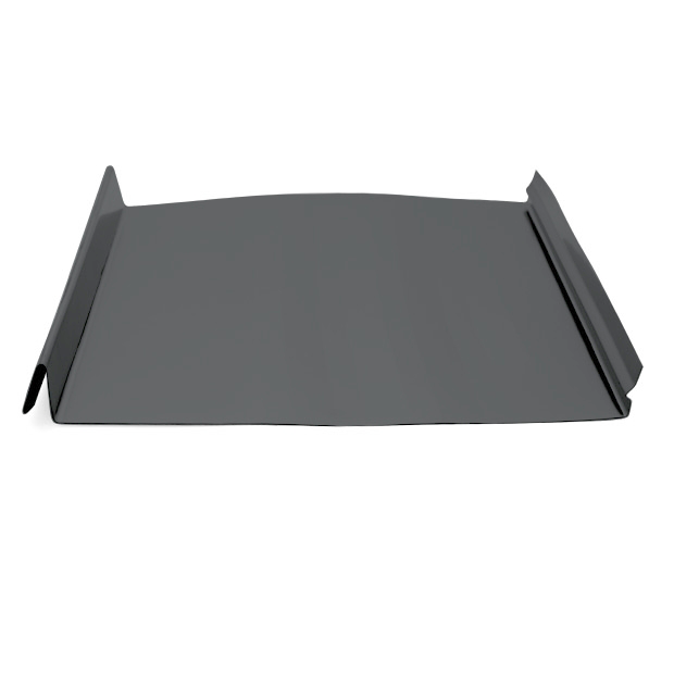 Snap Lock Standing Seam Metal Panel - Slate Gray - 24 Gauge