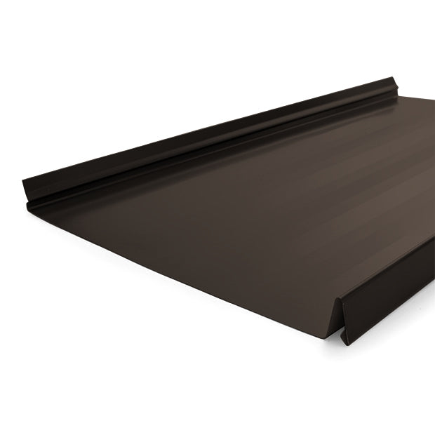 Snap Lock Standing Seam Metal Panel - Mansard Brown- 24 Gauge