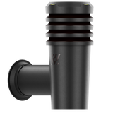 WallVent ECO Passive Wall Exhaust Vent — Black